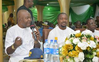 Felix Odumegwu, the Commissioner for Environment, speaking