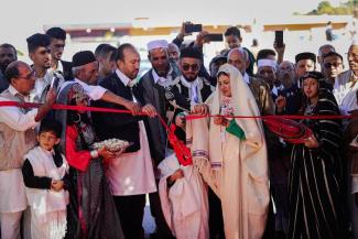 Yefren Cultural Festival Ribbon Cuttting