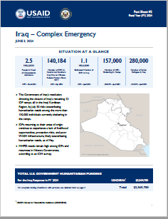 2024-06-03 USG Iraq Complex Emergency Fact Sheet #2