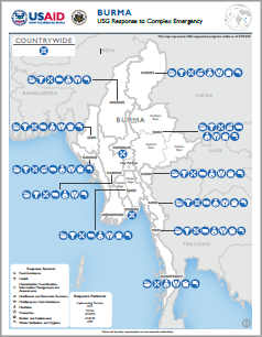 2024-07-02 USG Burma Complex Emergency Program Map