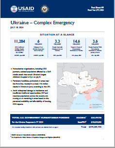 2024-07-18 USG Ukraine Complex Emergency Fact Sheet #9