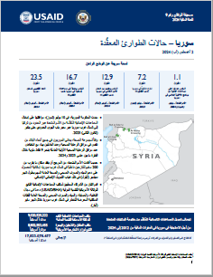 2024-08-02 USG Syria Complex Emergency Fact Sheet #9 - Arabic