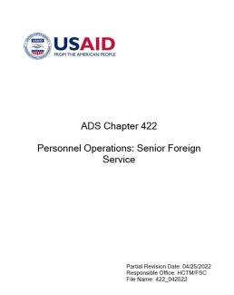 Cover image for ADS 422