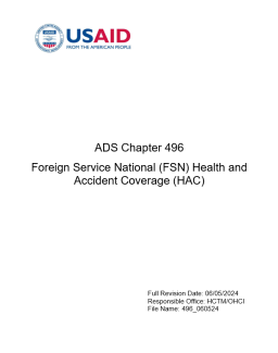 Cover image for ADS 496