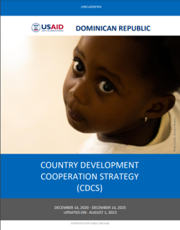 Cover page of Country Development Cooperation Strategy (CDCS)