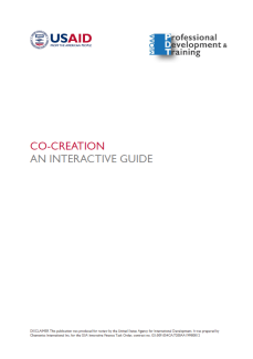 Co-Creation: An Interactive Guide