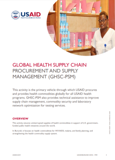 Fact Sheet for GHSC-PSM