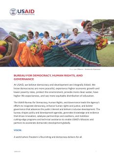 Bureau for Democracy, Human Rights, and Governance Factsheet