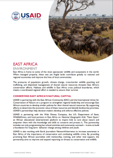 Environment East Africa Fact Sheet