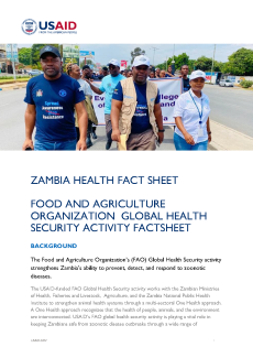 Food and Agriculture Organization Global Health Security Activity 