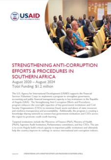 Strengthening Anti-Corruption Efforts & Procedures in Southern Africa