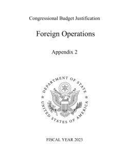 FY 2023 Congressional Budget Justification - Appendix 2