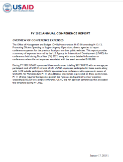 FY 2022 Annual Conference Report