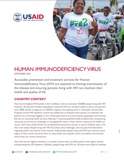 USAID/Haiti: HIV Fact Sheet Thumbnail 