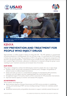 HIV Prevention for Drugs Users