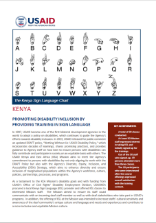 Promoting Disability Inclusion by Providing Training in Sign Language