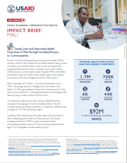 Family Planning Impact Briefer