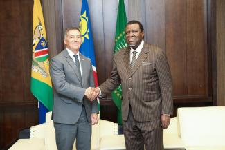 U.S. Ambassador to Nambian and Namibian President.