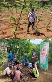 Ariel (top photo), a member of the Tagbanua tribe of Palawan. Ariel and his tribe is adopting sustainable farming practices with USAID’s support.