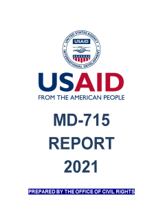 USAID Management Directive 715 Report - FY 2021