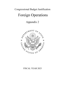 FY 2025 Foreign Operations Request