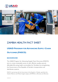 USAID Program for Advancing Supply Chain Outcomes (PASCO)