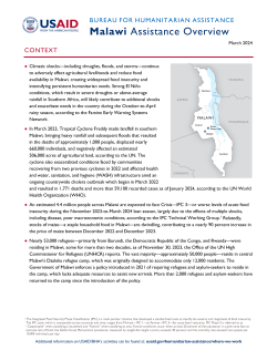 Malawi Assistance Overview