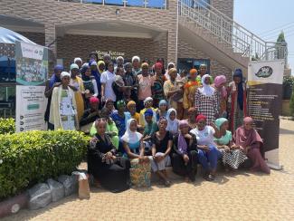 Name Group photo of participants during Girls Caucus training in Bole