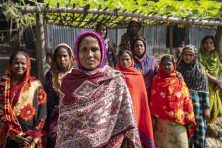 Chunara Begum of Govindho Sree village in northeast Bangladesh is one of thousands of motivated and resourceful women living in disaster-prone regions and supported by USAID and partners to improve conditions for their families. Through her leadership, Chunara also helped her neighbours generate an income from different activities.