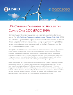 U.S.-Caribbean Partnership to Address the Climate Crisis 2030 fact sheet