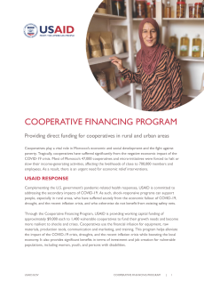 Cooperative Financing Program