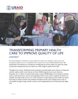 USAID Mentari Primary Health Care (Mentari-PHC) 2024