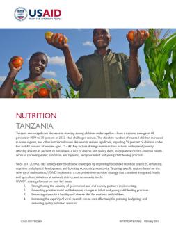 Tanzania Nutrition Factsheet