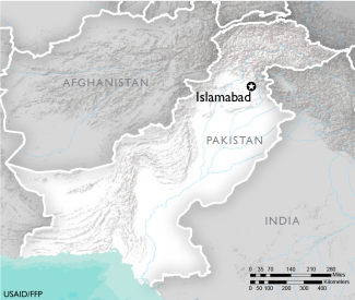 Map of Pakistan