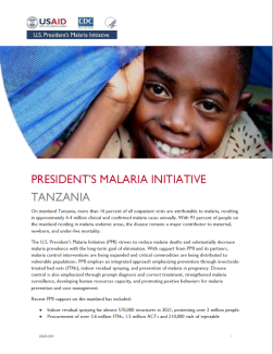 President's Malaria Initiative Factsheet