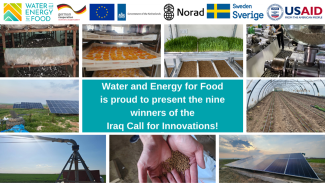 Water and Energy for Food Announces the Winners of The Second Iraq Call for Innovations