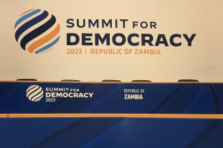 The second Summit for Democracy will be held in multiple locations, including Zambia.