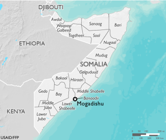 Map of Somalia