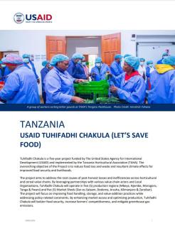 USAID Tuhifadhi Chakula Factsheet