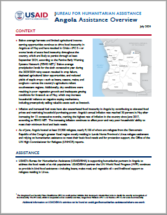 USAID-BHA Angola Assistance Overview - July 2024