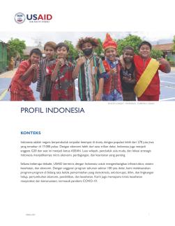 USAID Indonesia Country Profile Indonesian