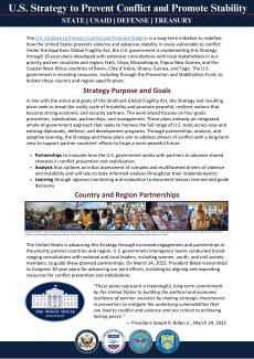 USPCPS White House GFA 2-Pager Factsheet