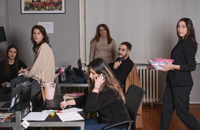 The team at Investigative Reporting Lab - Macedonia has battled many SLAPPs. (Photo_ Portrait Magazine, North Macedonia)