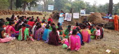 Ms. Krishnaa Khadka distributes chlorhexidine gel to the pregnant mothers during the eight months of pregnancy and provides counselling on the use and importance of Chlorhexidine for cord care.