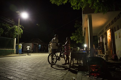 A street at night